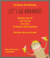 Go Bananas Invite